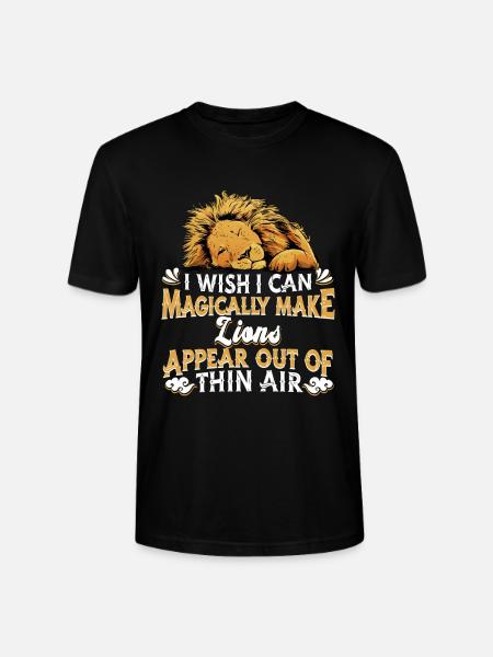 Lion - Stanley/Stella CRAFTER Unisex Organic T-Shirt - black