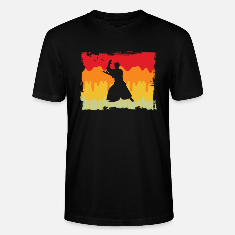 Aïkido Rétro - T-shirt bio CRAFTER Stanley Stella Unisexe - noir