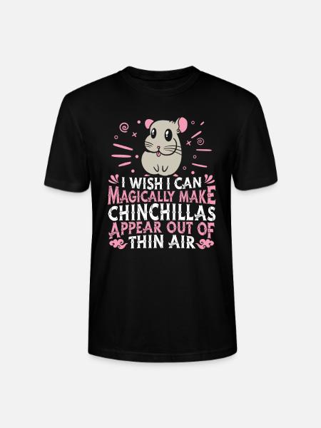 Chinchilla - Stanley/Stella Unisex Bio-T-Shirt CRAFTER - Schwarz