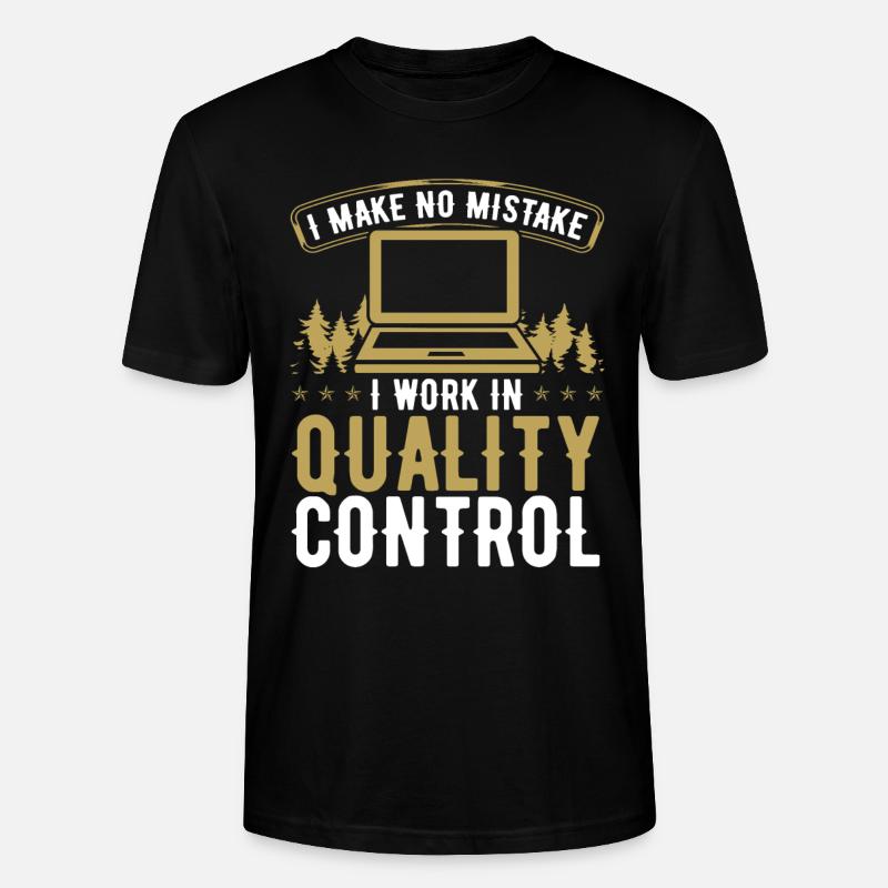 Quality Assurance Mistakes QA Engineer - Stanley/Stella Unisex Bio-T-Shirt CRAFTER - Schwarz