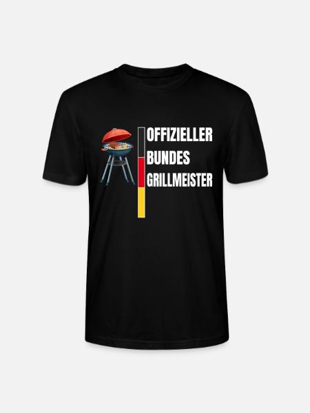Official Federal GrillMaster Grill & Barbecue - Stanley/Stella CRAFTER Unisex Organic T-Shirt - black