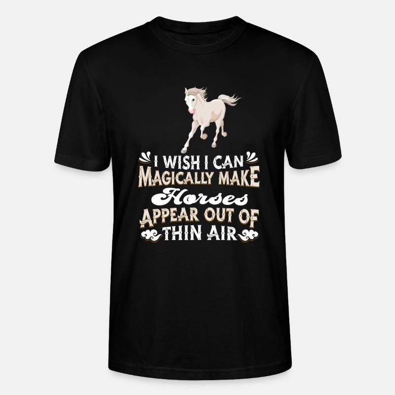 Cavalier Équitation Équitation - T-shirt bio CRAFTER Stanley Stella Unisexe - noir
