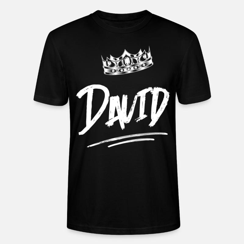 David - T-shirt bio CRAFTER Stanley Stella Unisexe - noir