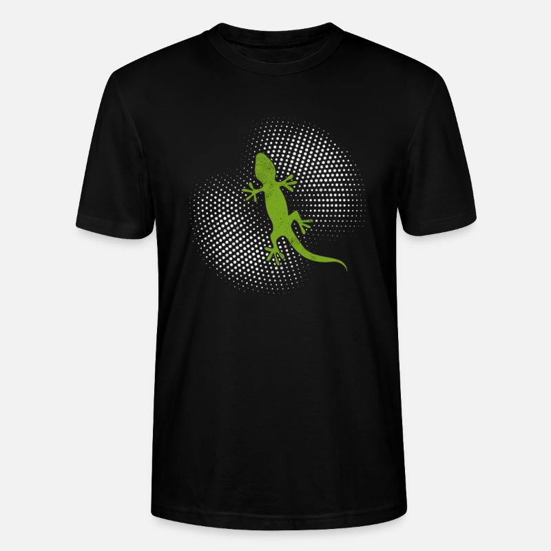 Eidechse - Stanley/Stella Unisex Bio-T-Shirt CRAFTER - Schwarz