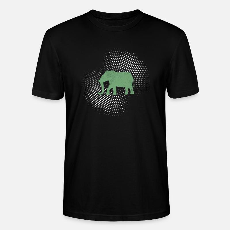 Elefant - Stanley/Stella Unisex Bio-T-Shirt CRAFTER - Schwarz