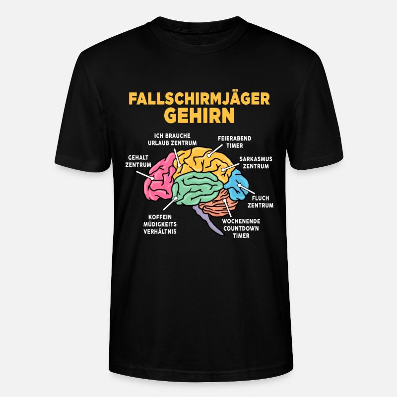 Fallschirmjäger - Stanley/Stella Unisex Bio-T-Shirt CRAFTER - Schwarz