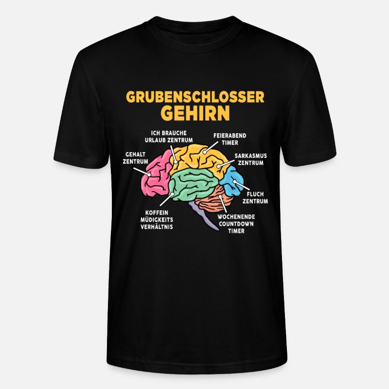 Grubenschlosser - Stanley/Stella Unisex Bio-T-Shirt CRAFTER - Schwarz
