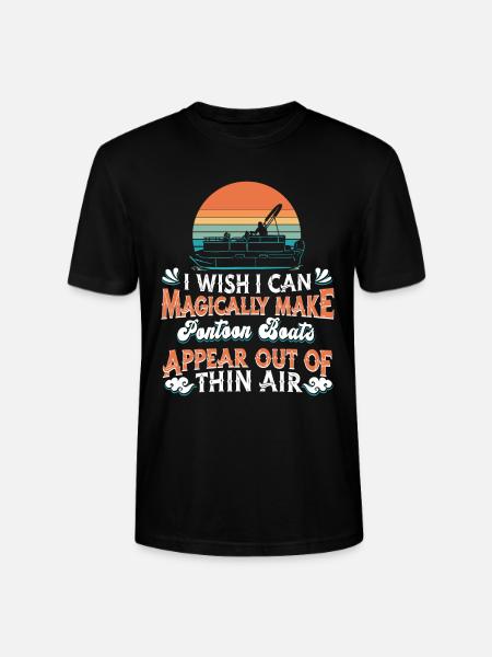 Pontoon boat - Stanley/Stella CRAFTER Unisex Organic T-Shirt - black