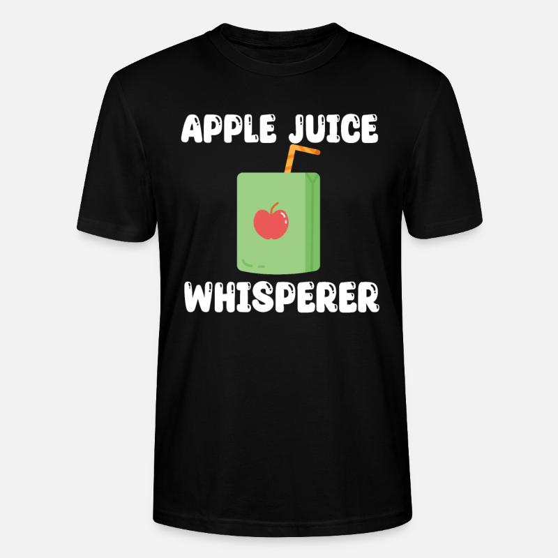 Apfelsaft Flüsterer - Stanley/Stella Unisex Bio-T-Shirt CRAFTER - Schwarz
