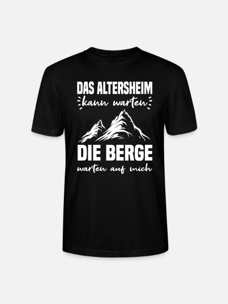 Bergsteiger Wanderer Bergsteigen - Stanley/Stella Unisex Bio-T-Shirt CRAFTER - Schwarz