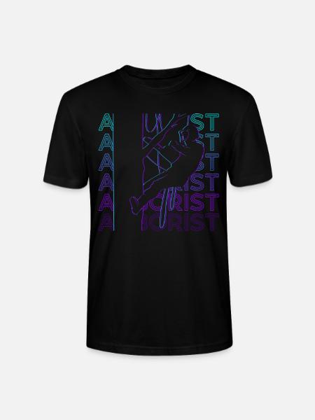 Baumpfleger Baumzucht Retro Geschenk - Stanley/Stella Unisex Bio-T-Shirt CRAFTER - Schwarz