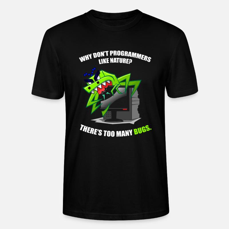 Programmierer Coder Software Entwickler - Stanley/Stella Unisex Bio-T-Shirt CRAFTER - Schwarz