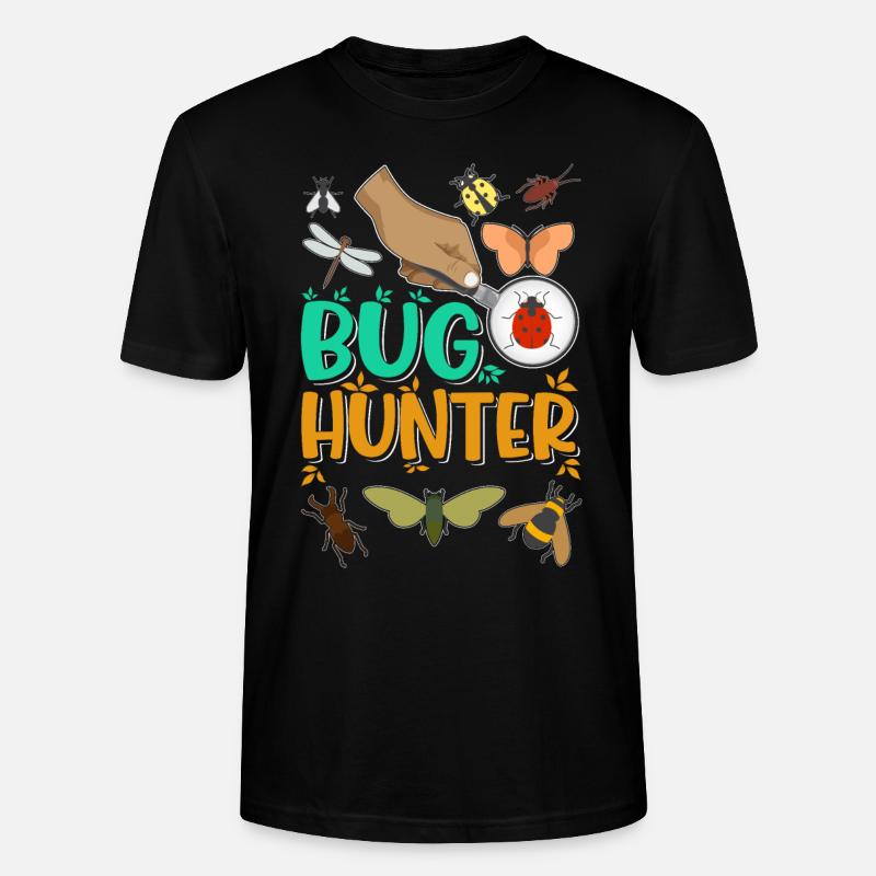 Beetle Hunter Insects Entomologiste Biologiste - T-shirt bio CRAFTER Stanley Stella Unisexe - noir