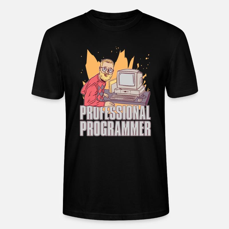 Programmierer Coder Software Entwickler - Stanley/Stella Unisex Bio-T-Shirt CRAFTER - Schwarz