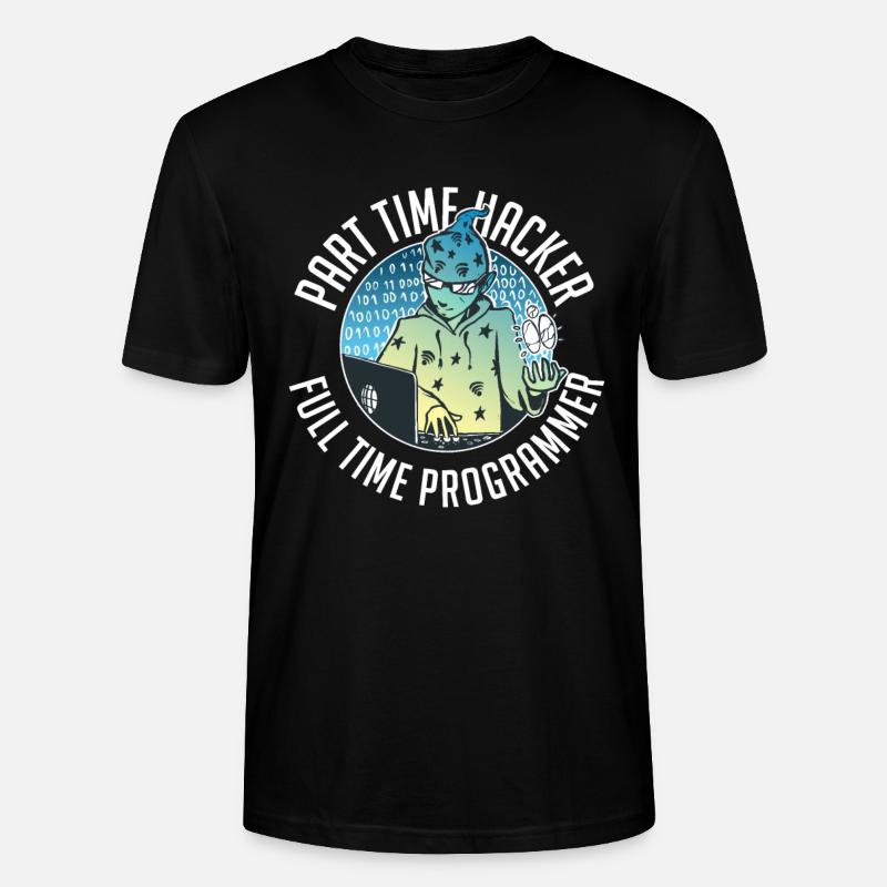 Programmer Coder Software Developer - Stanley/Stella CRAFTER Unisex Organic T-Shirt - black