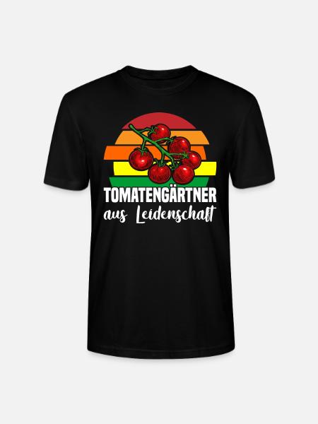 Tomatengärtner Aus Leidenschaft - Stanley/Stella Unisex Bio-T-Shirt CRAFTER - Schwarz