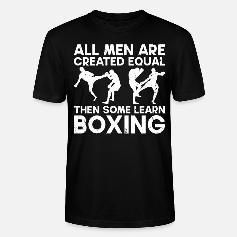 Kickboxen Karate Boxen - Stanley/Stella Unisex Bio-T-Shirt CRAFTER - Schwarz
