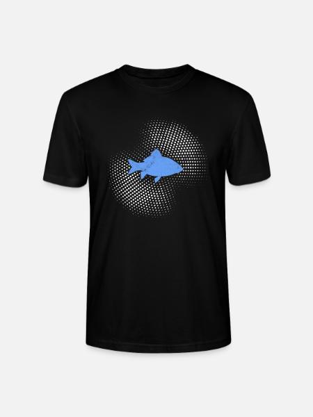 Poisson - T-shirt bio CRAFTER Stanley Stella Unisexe - noir
