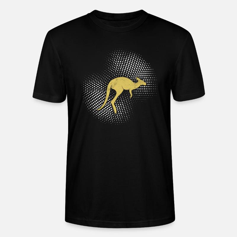 Känguru - Stanley/Stella Unisex Bio-T-Shirt CRAFTER - Schwarz