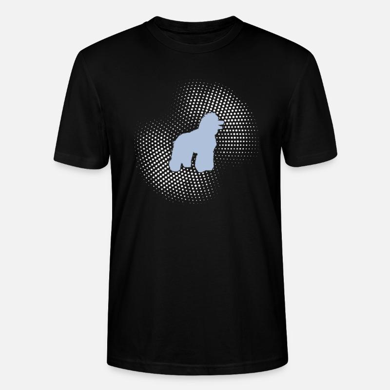 Pudel - Stanley/Stella Unisex Bio-T-Shirt CRAFTER - Schwarz