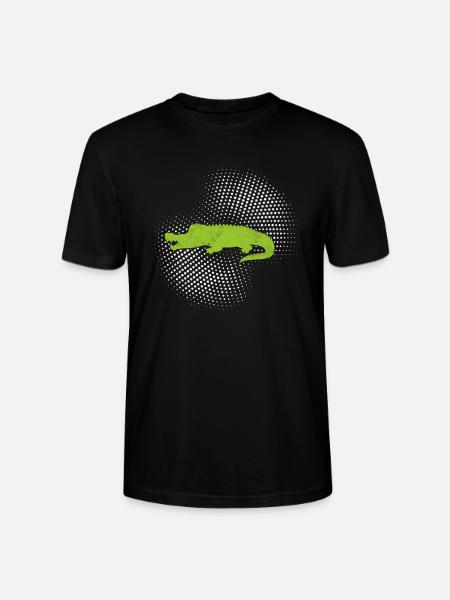 Crocodile - T-shirt bio CRAFTER Stanley Stella Unisexe - noir