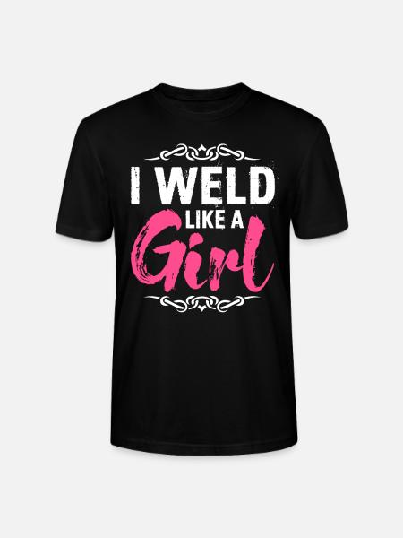 Funny Welder Welder Gift - Stanley/Stella CRAFTER Unisex Organic T-Shirt - black