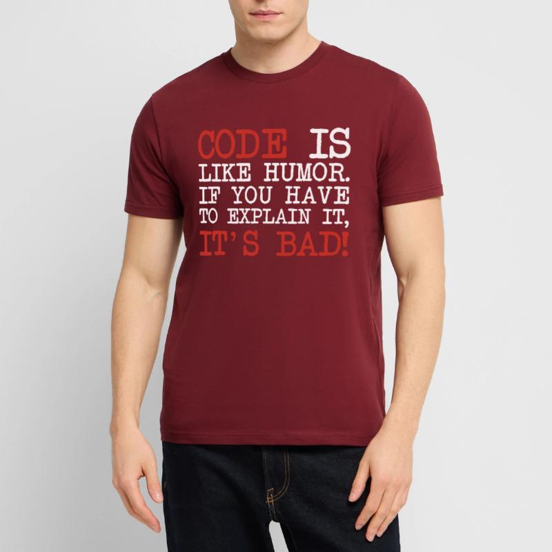 Code Explanation Developer Softwareentwickler Stanley/Stella Unisex Bio-T-Shirt CRAFTER