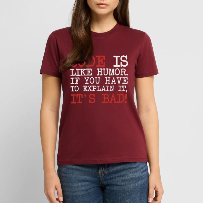 Code Explanation Developer Softwareentwickler Stanley/Stella Unisex Bio-T-Shirt CRAFTER