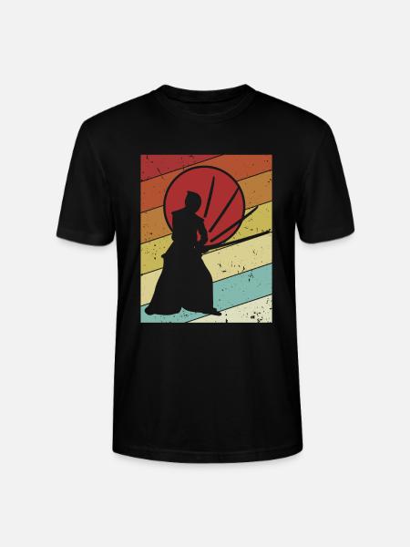 Kata Kenjusu Katana Samurai Kendo - Stanley/Stella CRAFTER Unisex Organic T-Shirt - black
