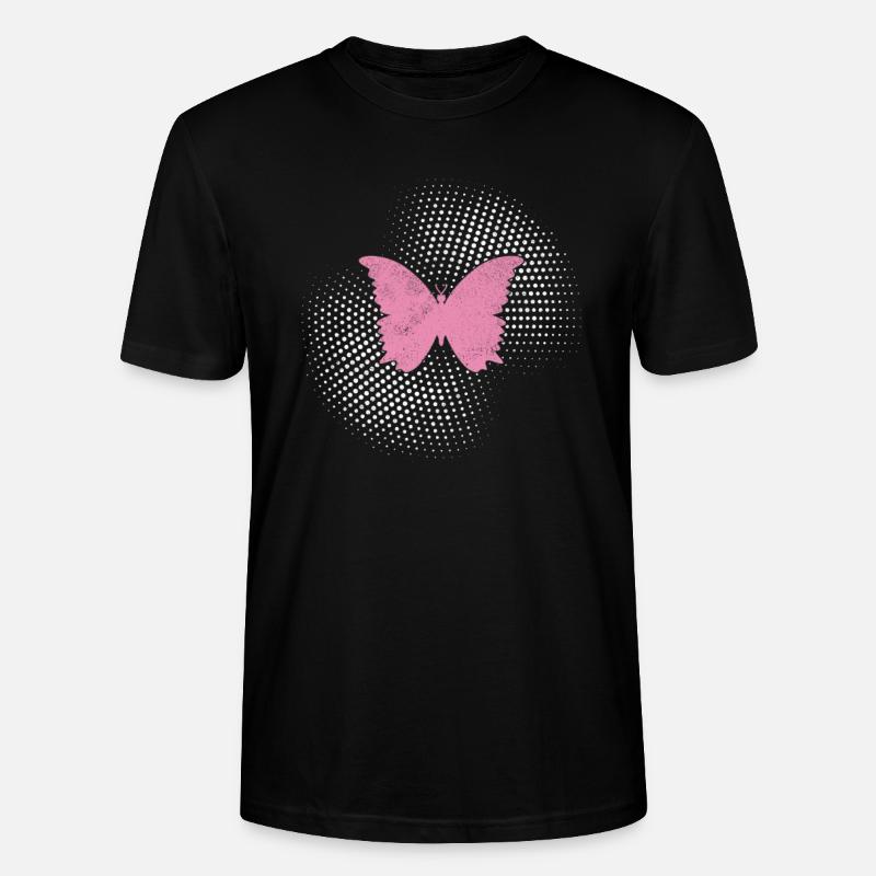 Papillon - T-shirt bio CRAFTER Stanley Stella Unisexe - noir