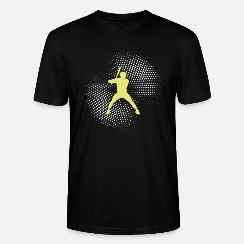 Base-ball - T-shirt bio CRAFTER Stanley Stella Unisexe - noir