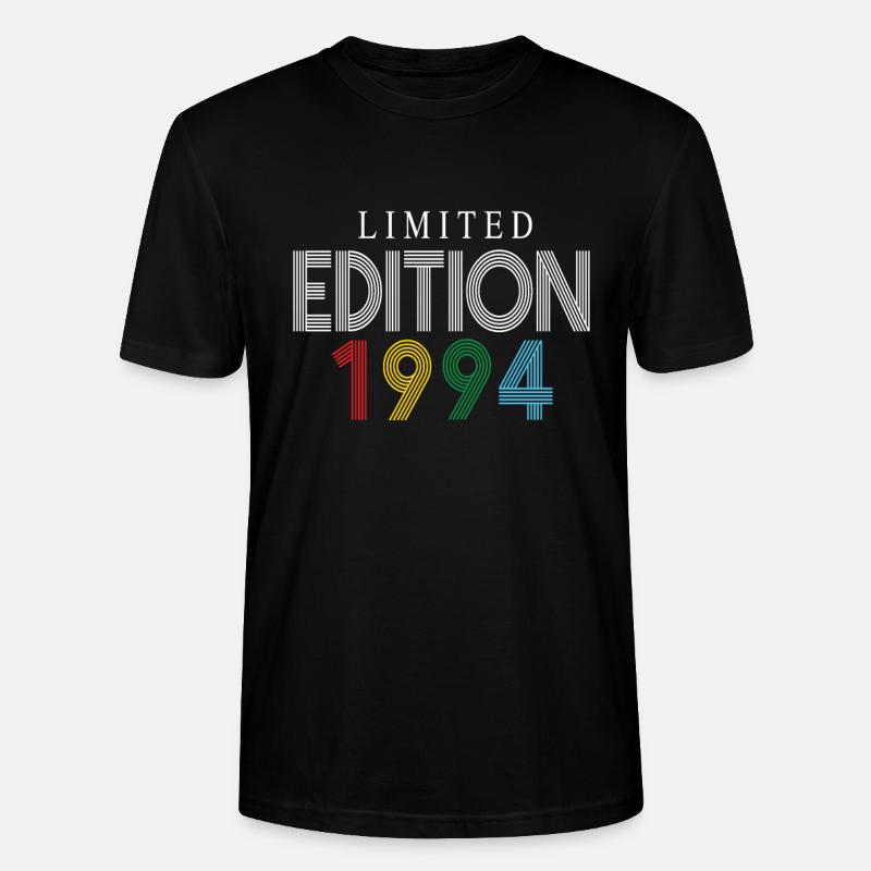 Édition limitée 1994 - T-shirt bio CRAFTER Stanley Stella Unisexe - noir