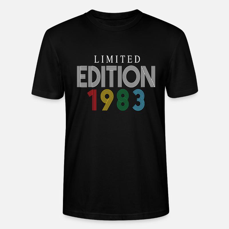 Limited Edition 1983 - Stanley/Stella Unisex Bio-T-Shirt CRAFTER - Schwarz