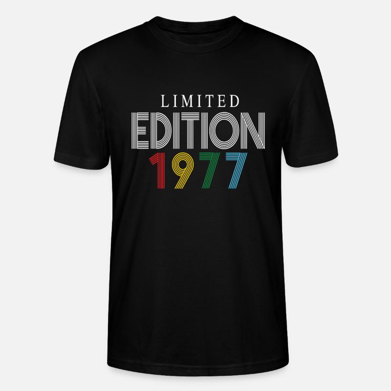 Limited Edition 1977 - Stanley/Stella Unisex Bio-T-Shirt CRAFTER - Schwarz