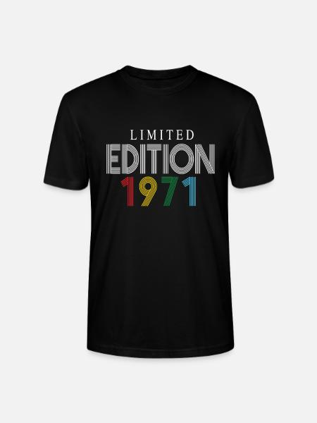 Limited Edition 1971 - Stanley/Stella CRAFTER Unisex Organic T-Shirt - black