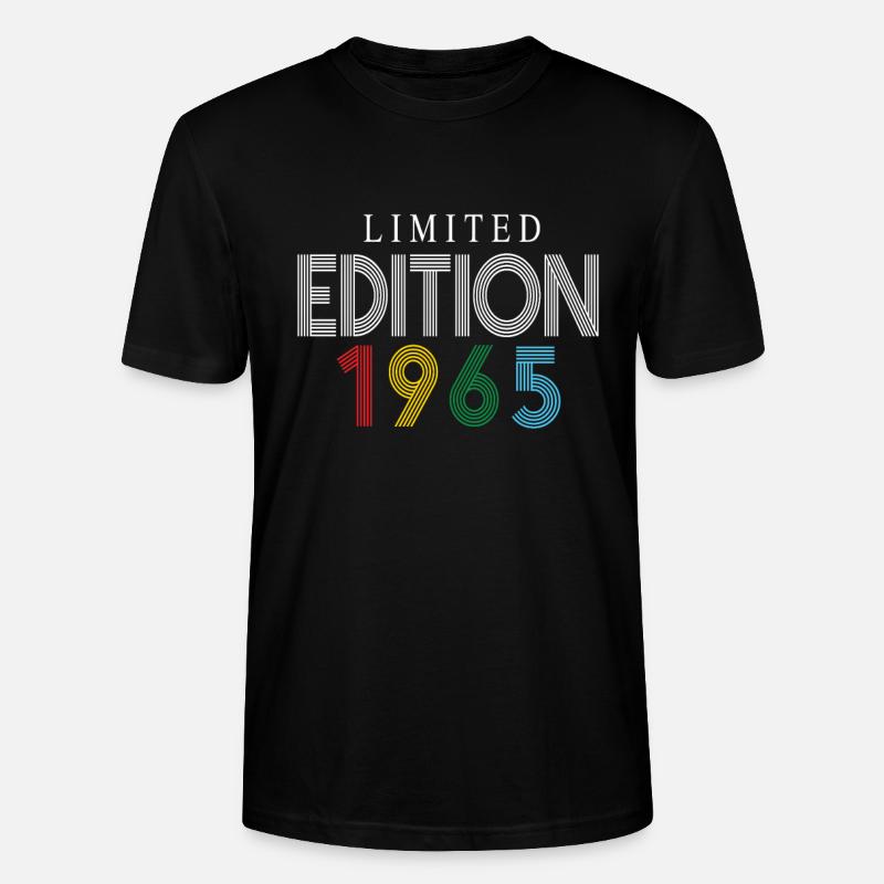 Édition limitée 1965 - T-shirt bio CRAFTER Stanley Stella Unisexe - noir