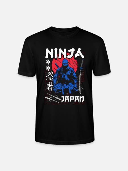 Ninja 5th Birthday - Stanley/Stella CRAFTER Unisex Organic T-Shirt - black