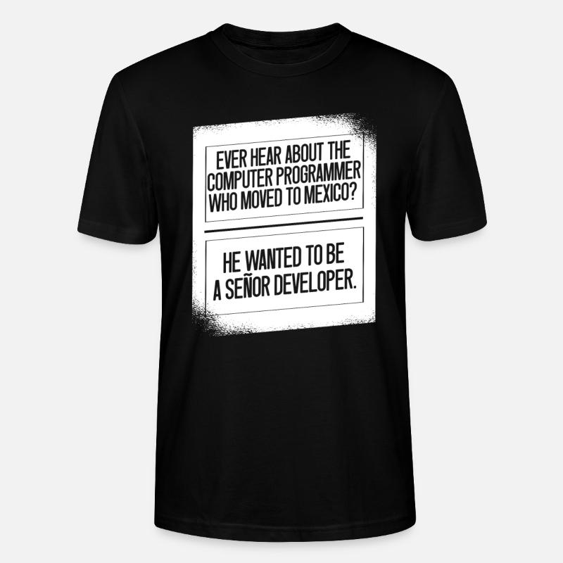 Programmierer Coder Software Entwickler - Stanley/Stella Unisex Bio-T-Shirt CRAFTER - Schwarz