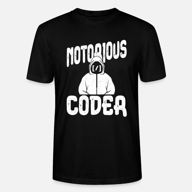 Programmer Coder Software Developer - Stanley/Stella CRAFTER Unisex Organic T-Shirt - black