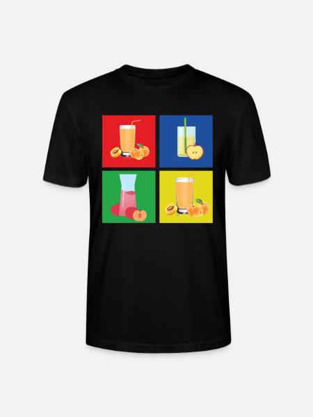 Fruit juice - Stanley/Stella CRAFTER Unisex Organic T-Shirt - black