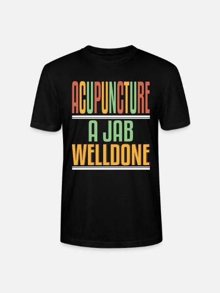 Acupuncture Jab Welldone - Stanley/Stella CRAFTER Unisex Organic T-Shirt - black
