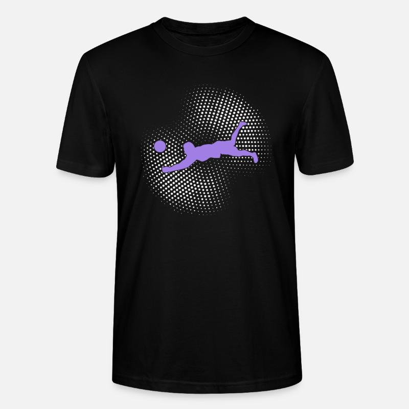 Volley-ball - T-shirt bio CRAFTER Stanley Stella Unisexe - noir