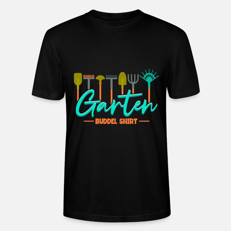 Gärtner Garten Buddel - Stanley/Stella Unisex Bio-T-Shirt CRAFTER - Schwarz