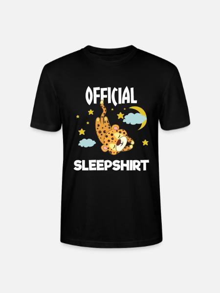 Nice Sleeping Jaguar gift - Stanley/Stella CRAFTER Unisex Organic T-Shirt - black