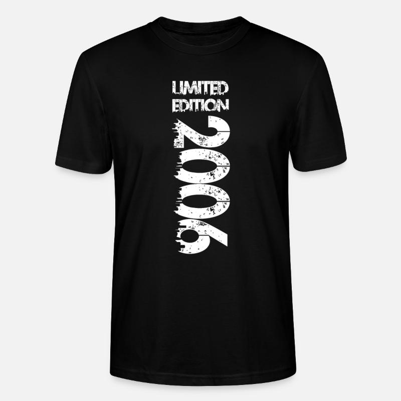 Édition limitée 2006 - T-shirt bio CRAFTER Stanley Stella Unisexe - noir