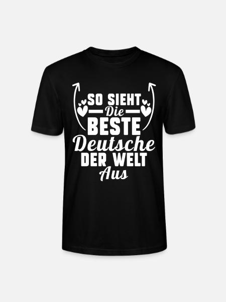 Deutschland Deutsche Deutsches - Stanley/Stella Unisex Bio-T-Shirt CRAFTER - Schwarz