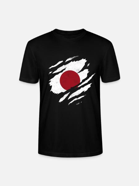 MBA FlagTorn japan - Stanley/Stella Unisex Bio-T-Shirt CRAFTER - Schwarz