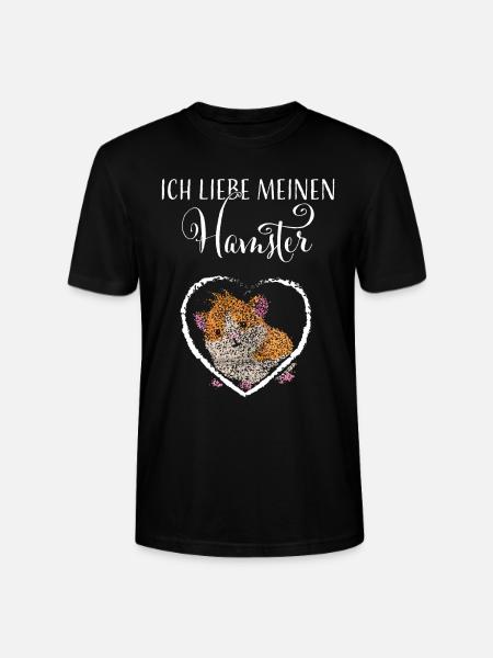 Hamsterliebe Hamster Goldhamster - Stanley/Stella Unisex Bio-T-Shirt CRAFTER - Schwarz