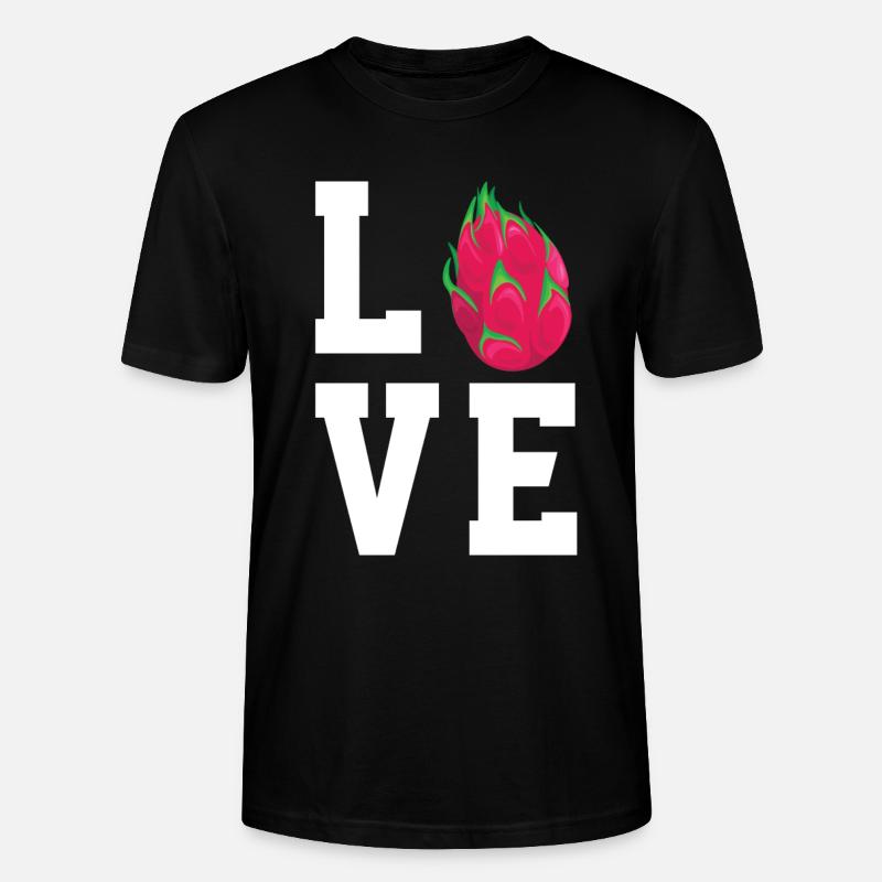 Drachenfrucht Pitaya - Stanley/Stella Unisex Bio-T-Shirt CRAFTER - Schwarz