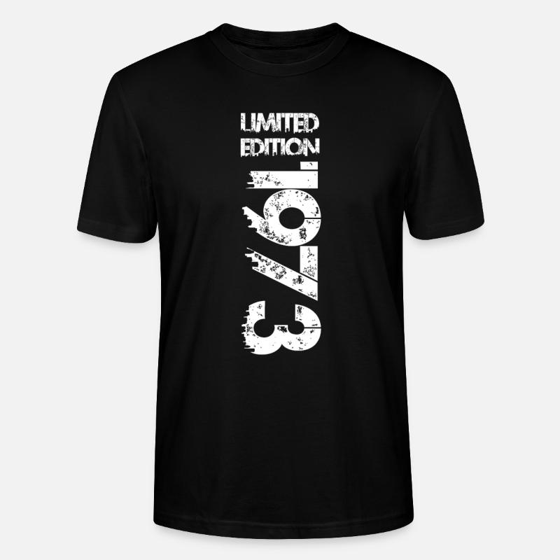 Édition limitée 1973 - T-shirt bio CRAFTER Stanley Stella Unisexe - noir
